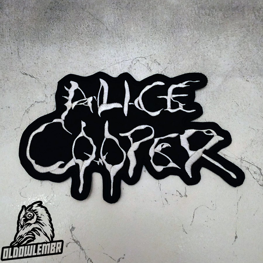 Alice Cooper Hard Rock Heavy Metal band embroidered back patch