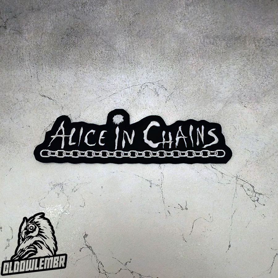 Alice in Chains \txt\ Grunge Sludge Metal band embroidered back patch