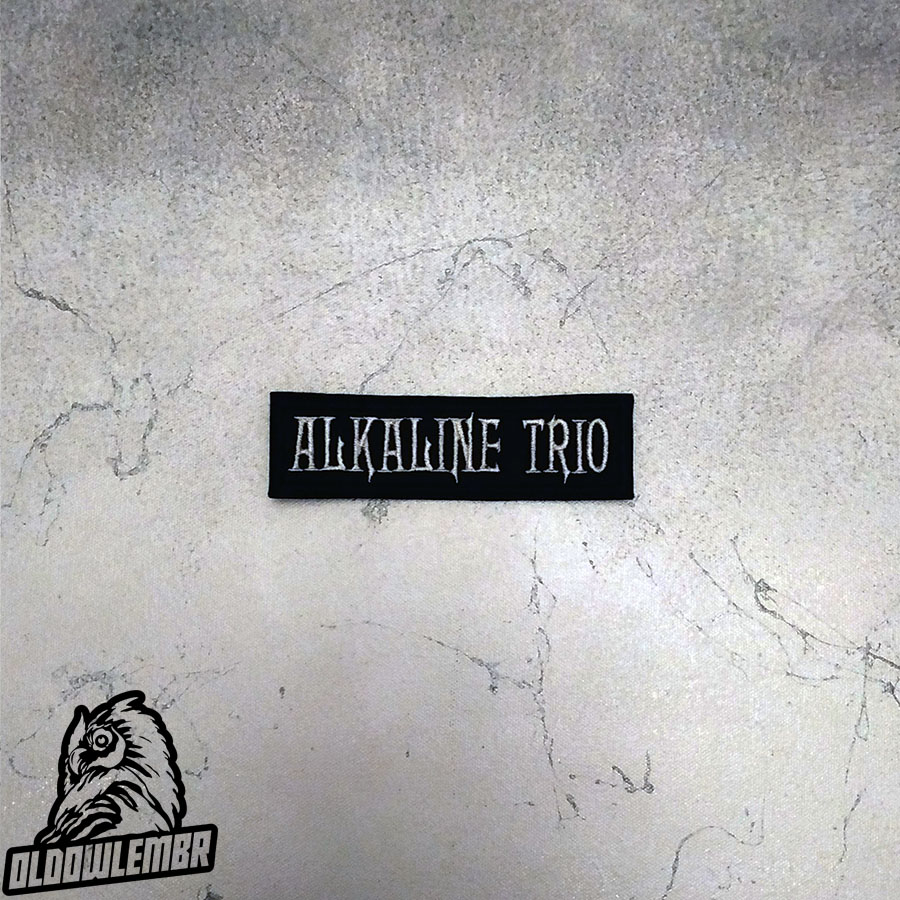 Alkaline Trio Punk Rock Pop Punk band embroidered patch