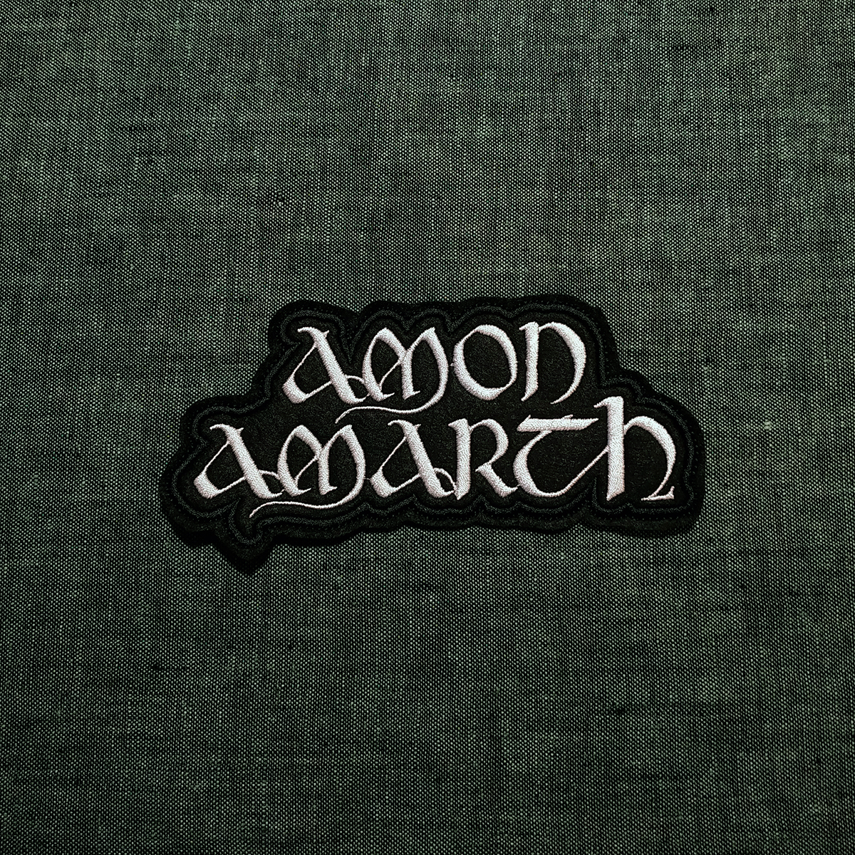 Amon Amarth Melodic Death Metal band embroidered patch.