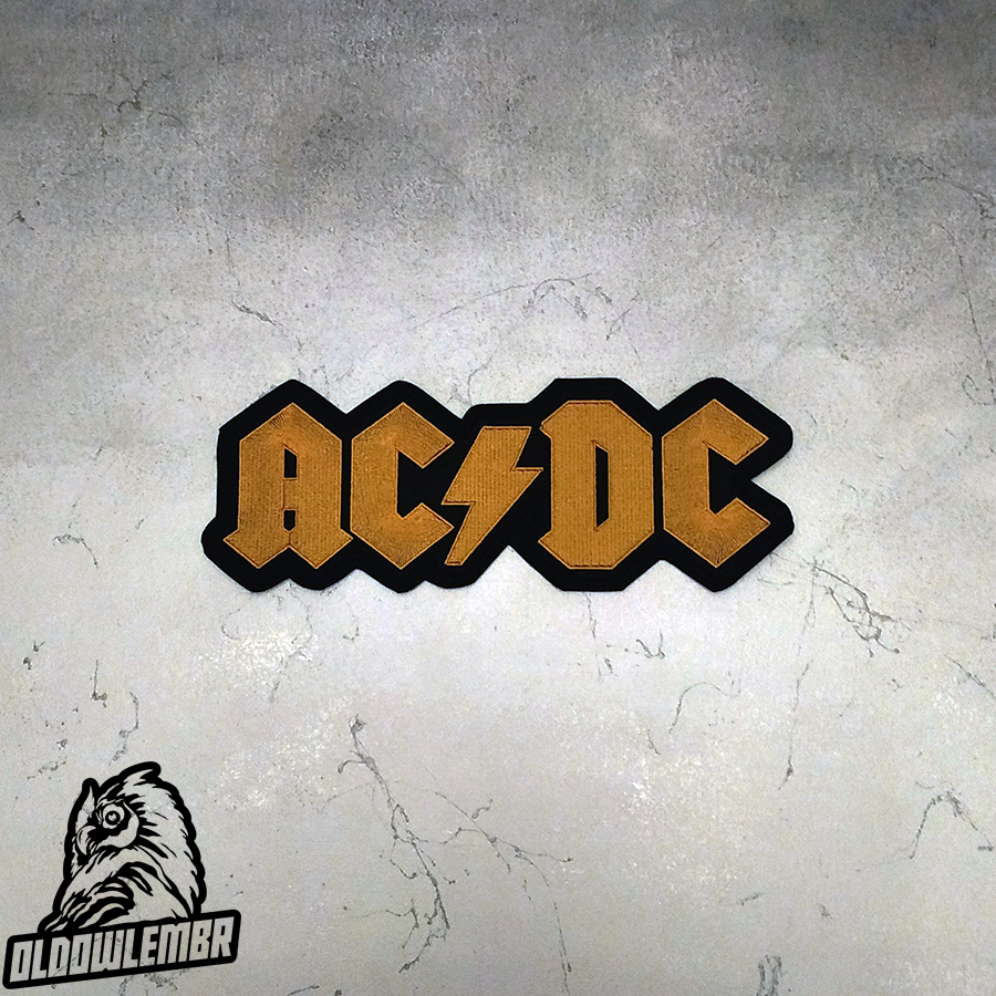 AC/DC Hard Rock Heavy Metal Rock'n'Roll band embroidered back patch