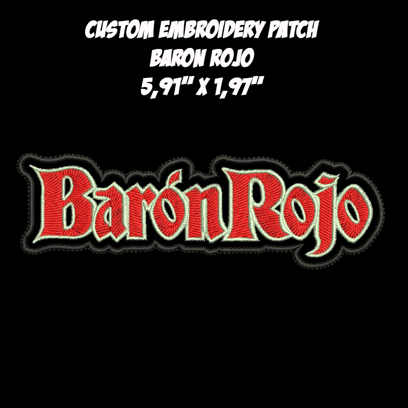 Barón Rojo Heavy Metal Hard Rock band embroidered patch