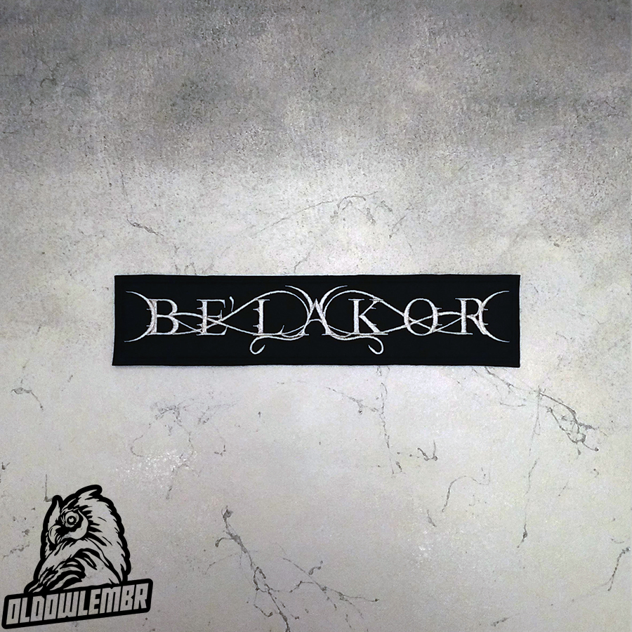 Belakor Melodic Death Metal band embroidered back patch