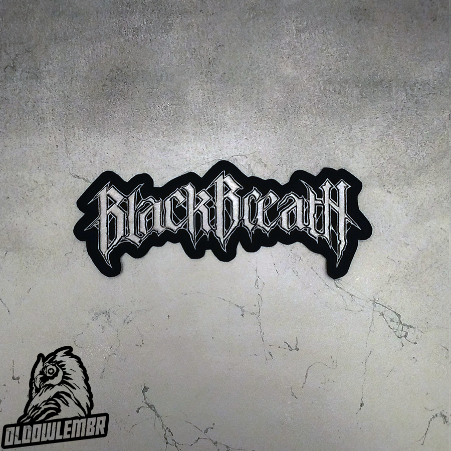 Black Breath Death Thrash Metal band embroidered back patch