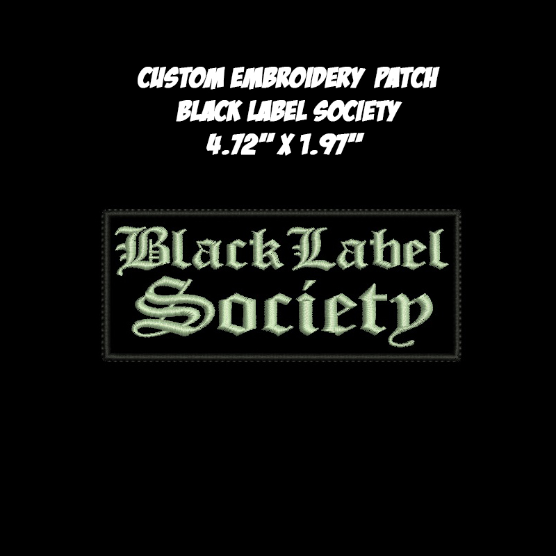 Black Label Society Southern Groove Metal Band embroidered patch