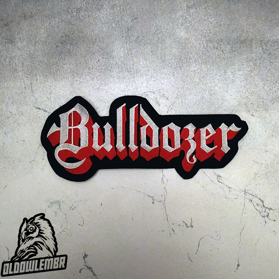 Bulldozer Thrash Metal Black Speed Metal band embroidered back patch