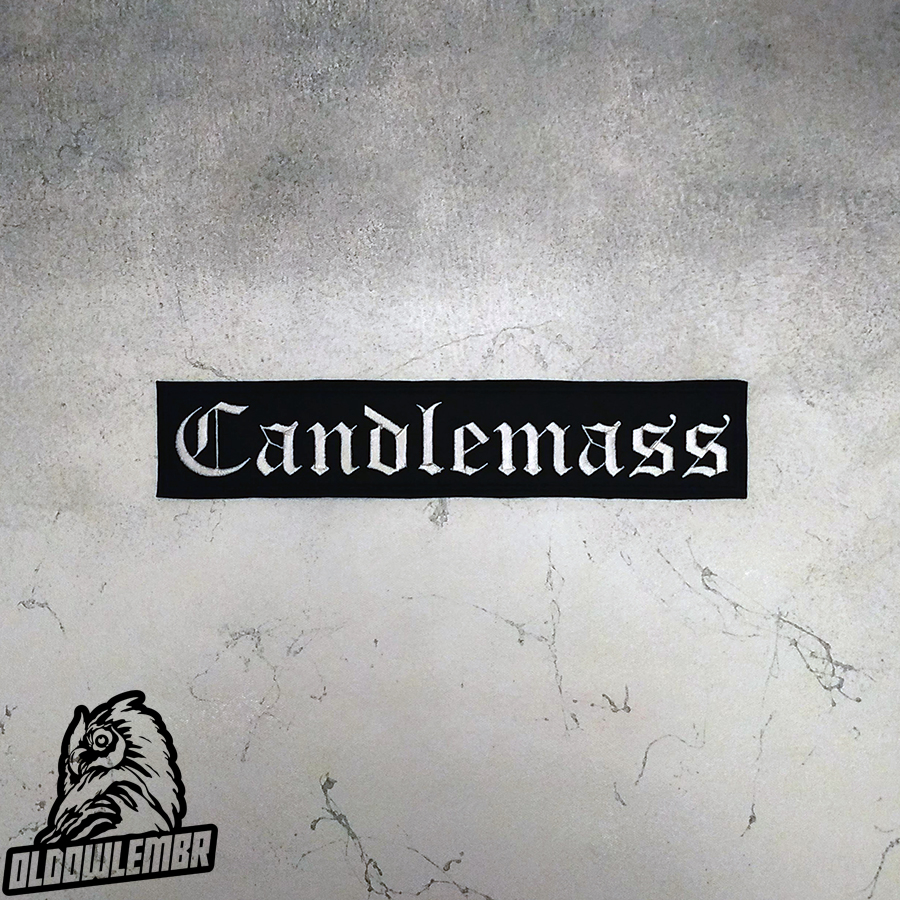 Candlemass Epic Doom Metal band embroidered back patch
