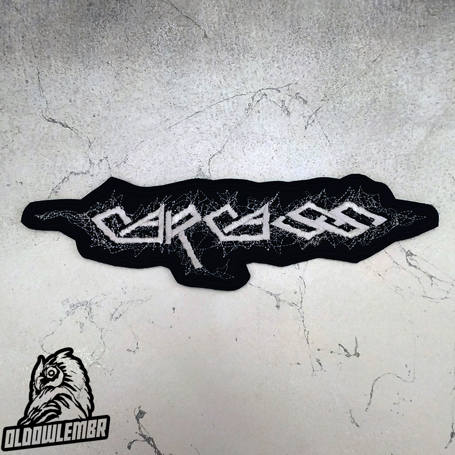 Carcass Grindcore Melodic Death Metal band embroidered back patch