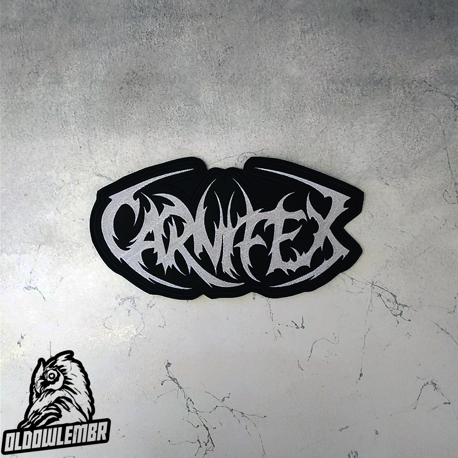 Carnifex Deathcore Blackened Deathcore band embroidered back patch