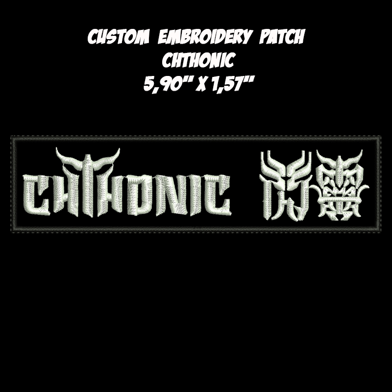 Chthonic Melodic Death Metal band embroidered patch