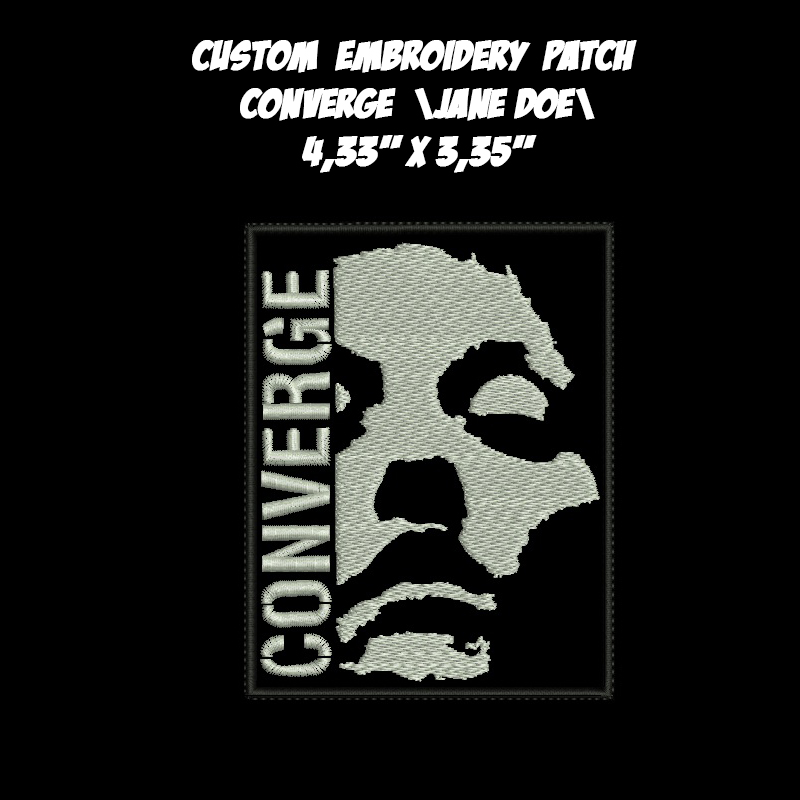 Converge \Jane Doe\ Metalcore Hardcore Punk band embroidered patch