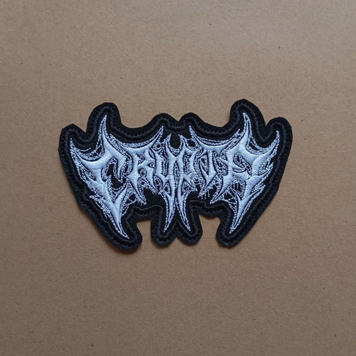 Crypta Death Metal band embroidered patch