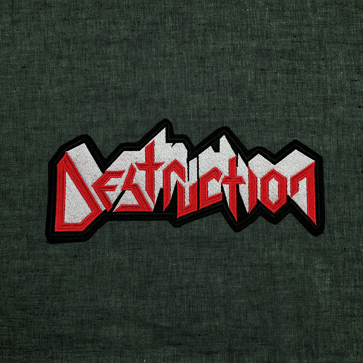 Destruction Trash Metal band embroidered back patch