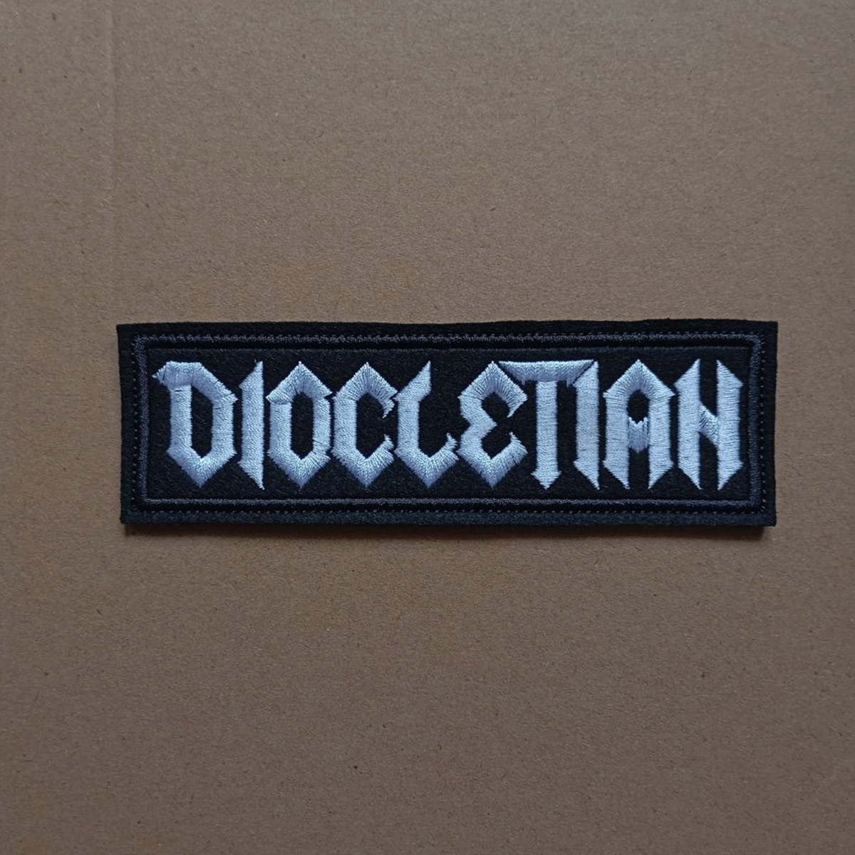 Diocletian \txt\ Black Death Metal band embroidered patch