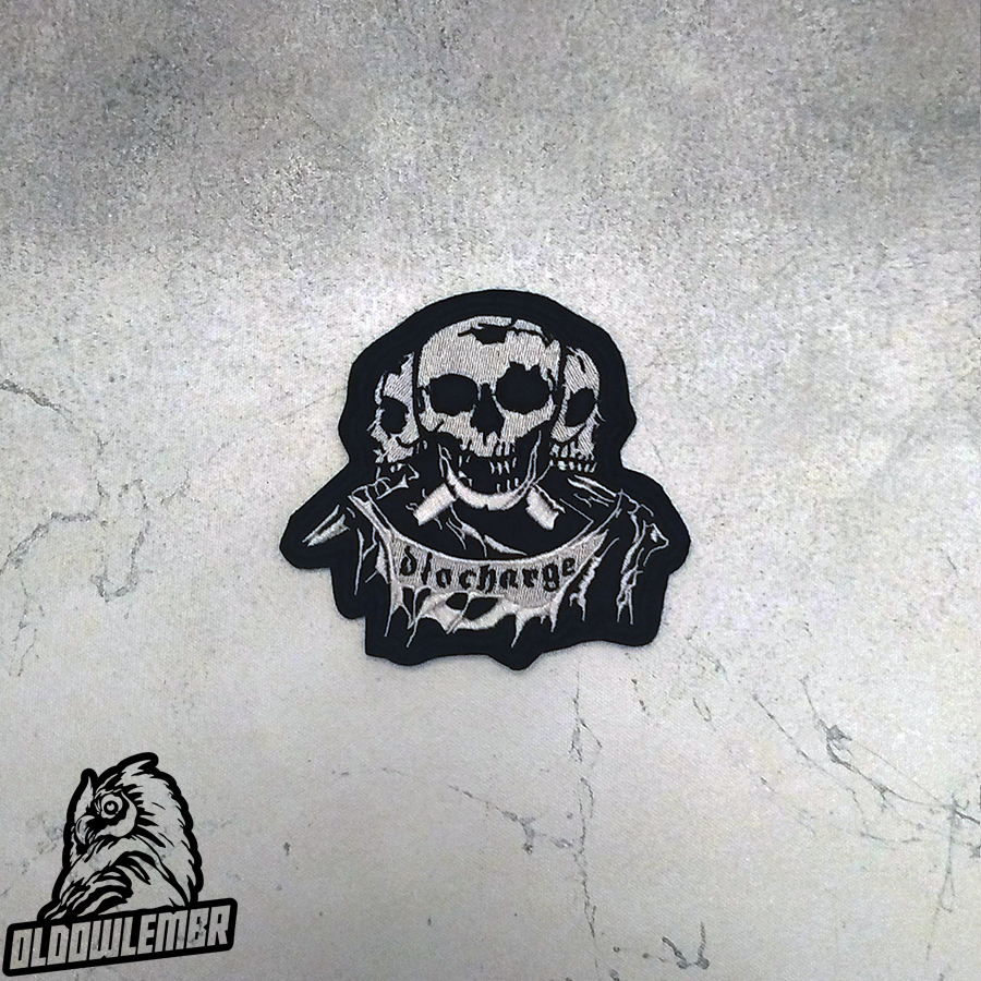 Discharge Hardcore Punk Crust Punk Thrash Metal band embroidered patch