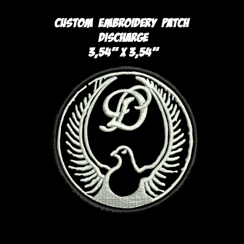 Discharge \Grave New World\ Hardcore Punk band embroidered patch