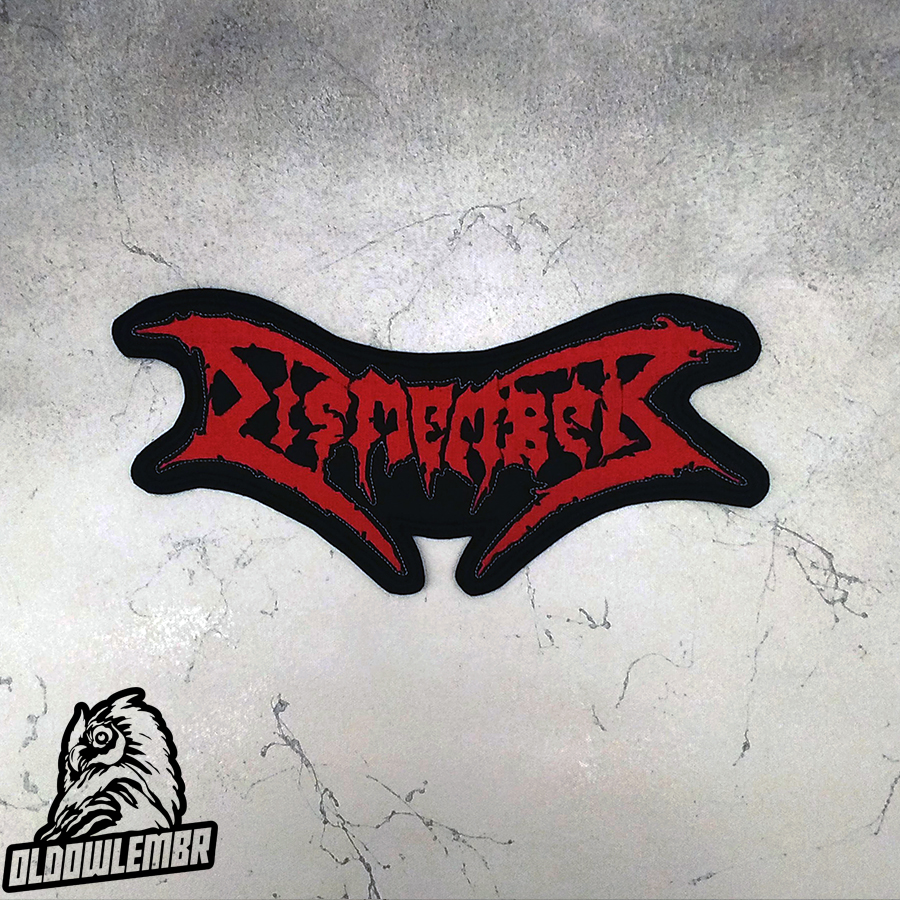 Dismember Death Metal band embroidered back patch