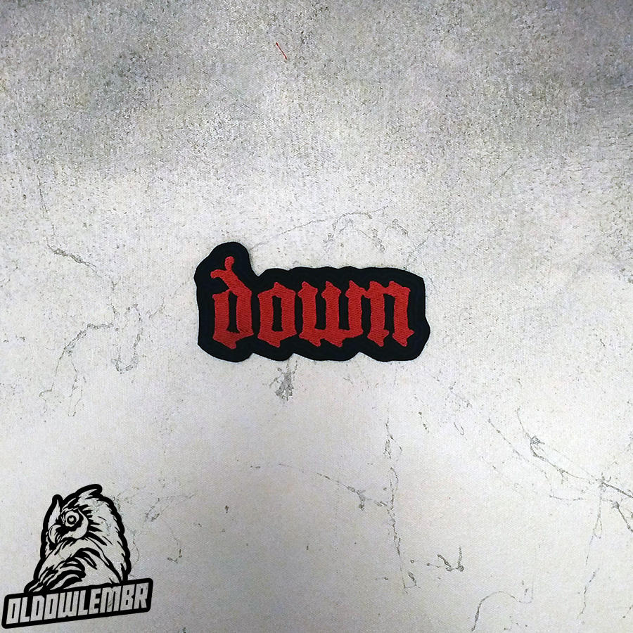 Down Sludge Southern Metal band embroidered patch