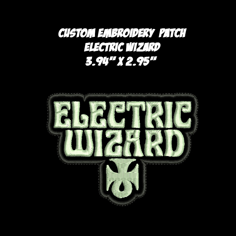 Electric Wizard Symbol Doom Stoner Metal band embroidered patch