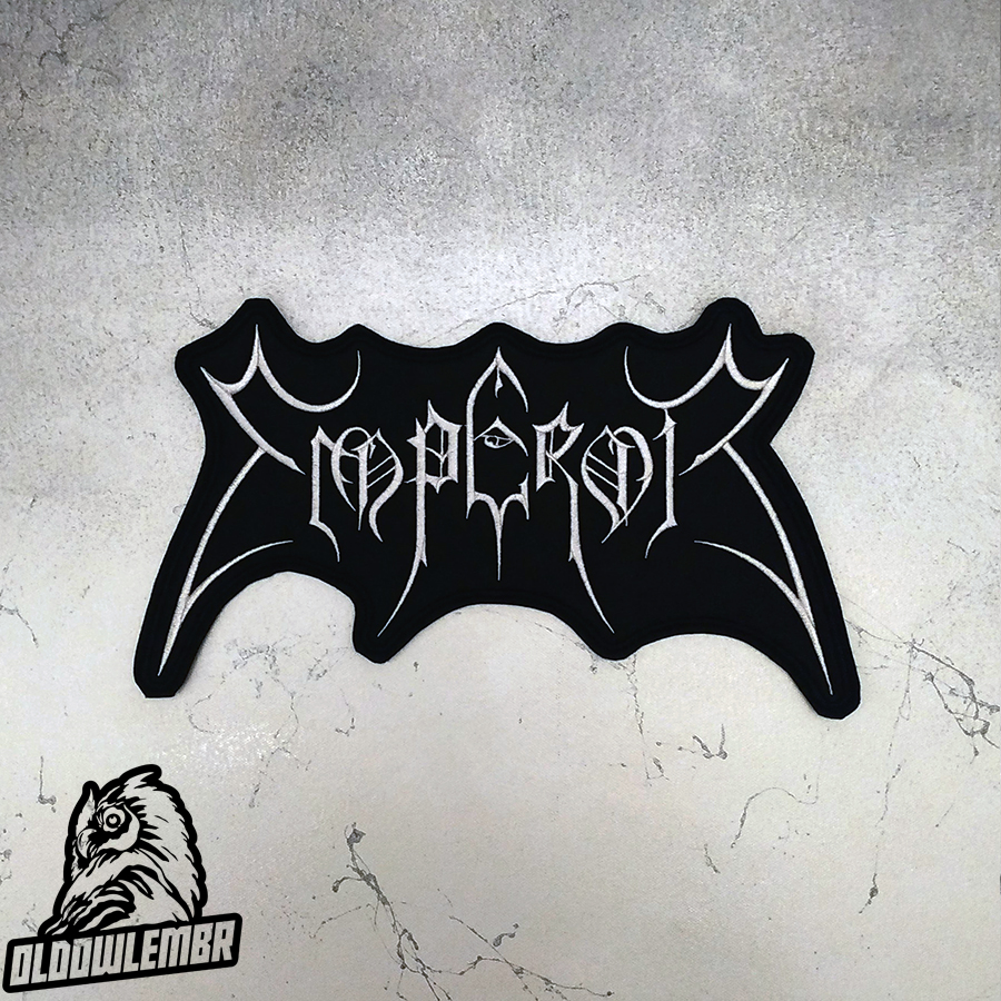 Emperor Black Metal band embroidered back patch