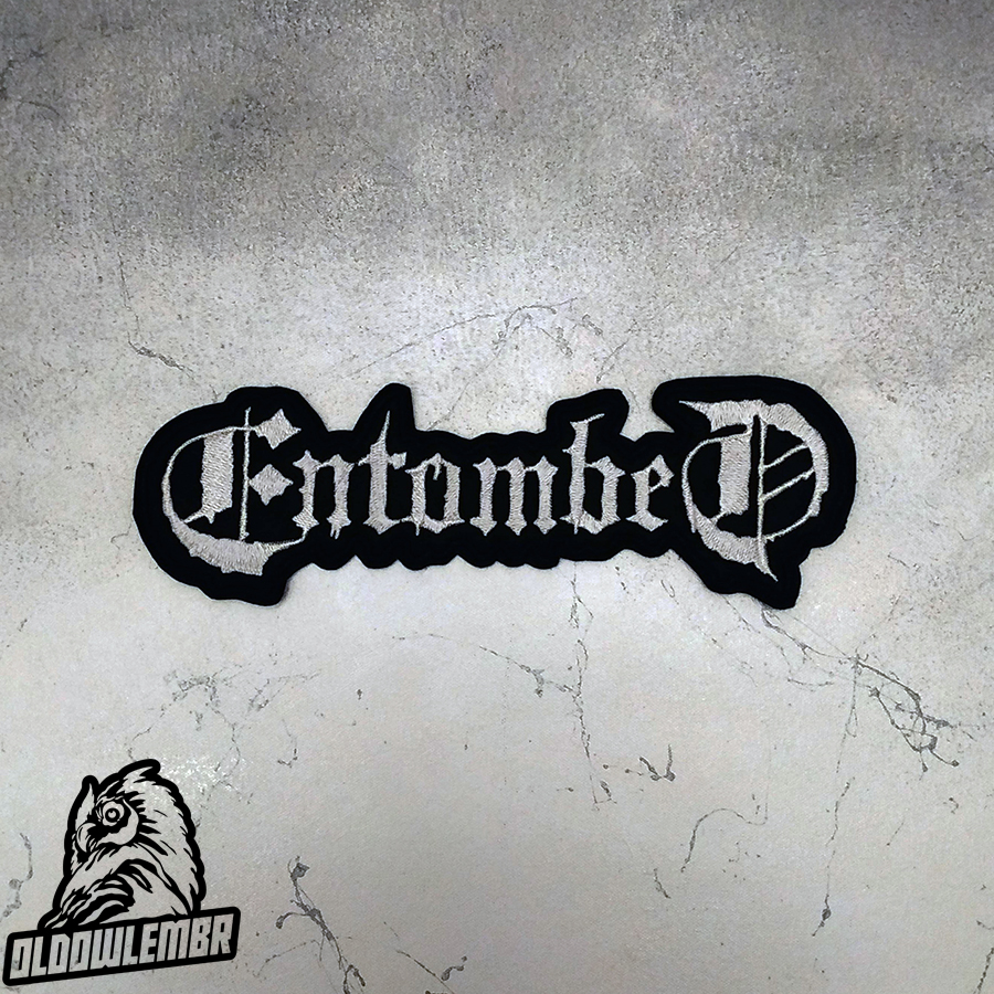 Entombed \txt\ Death Metal band embroidered back patch
