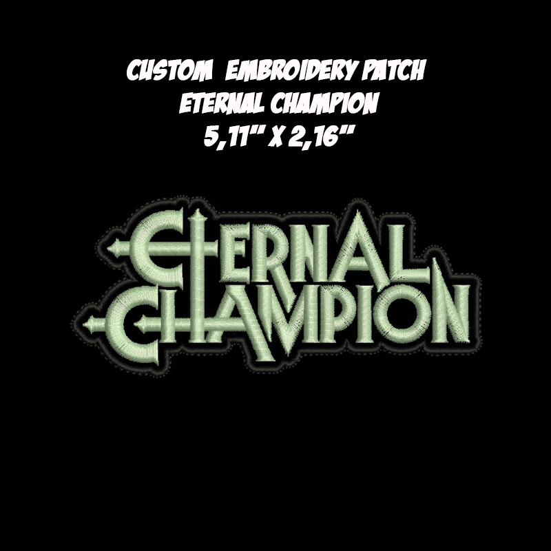 Eternal Champion Heavy Power Metal band embroidered patch