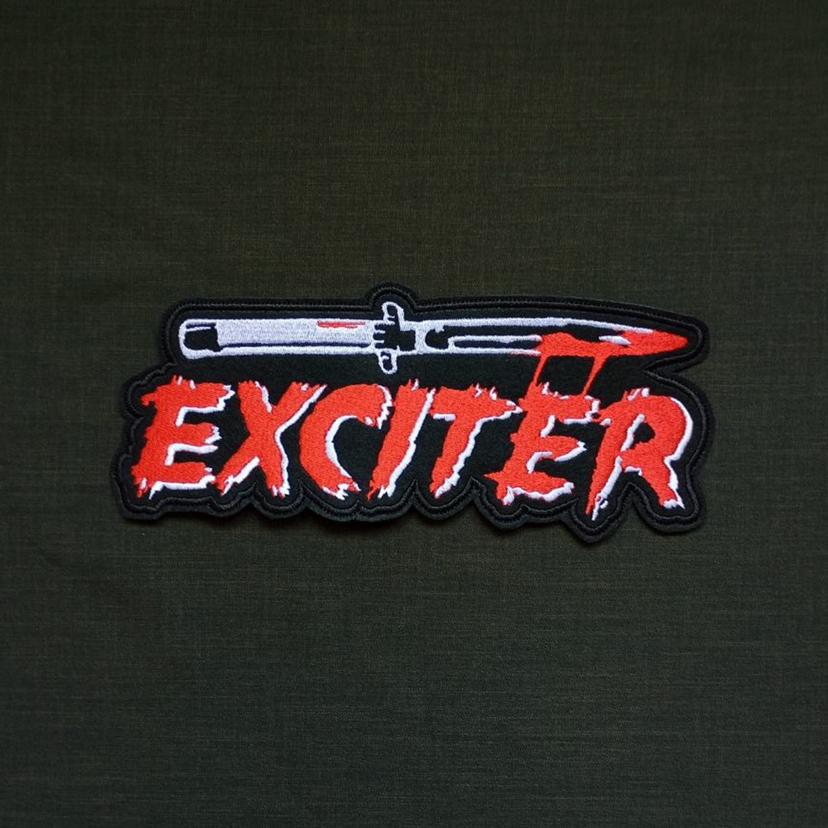 Exciter Speed Heavy Thrash Metal band embroidered back patch