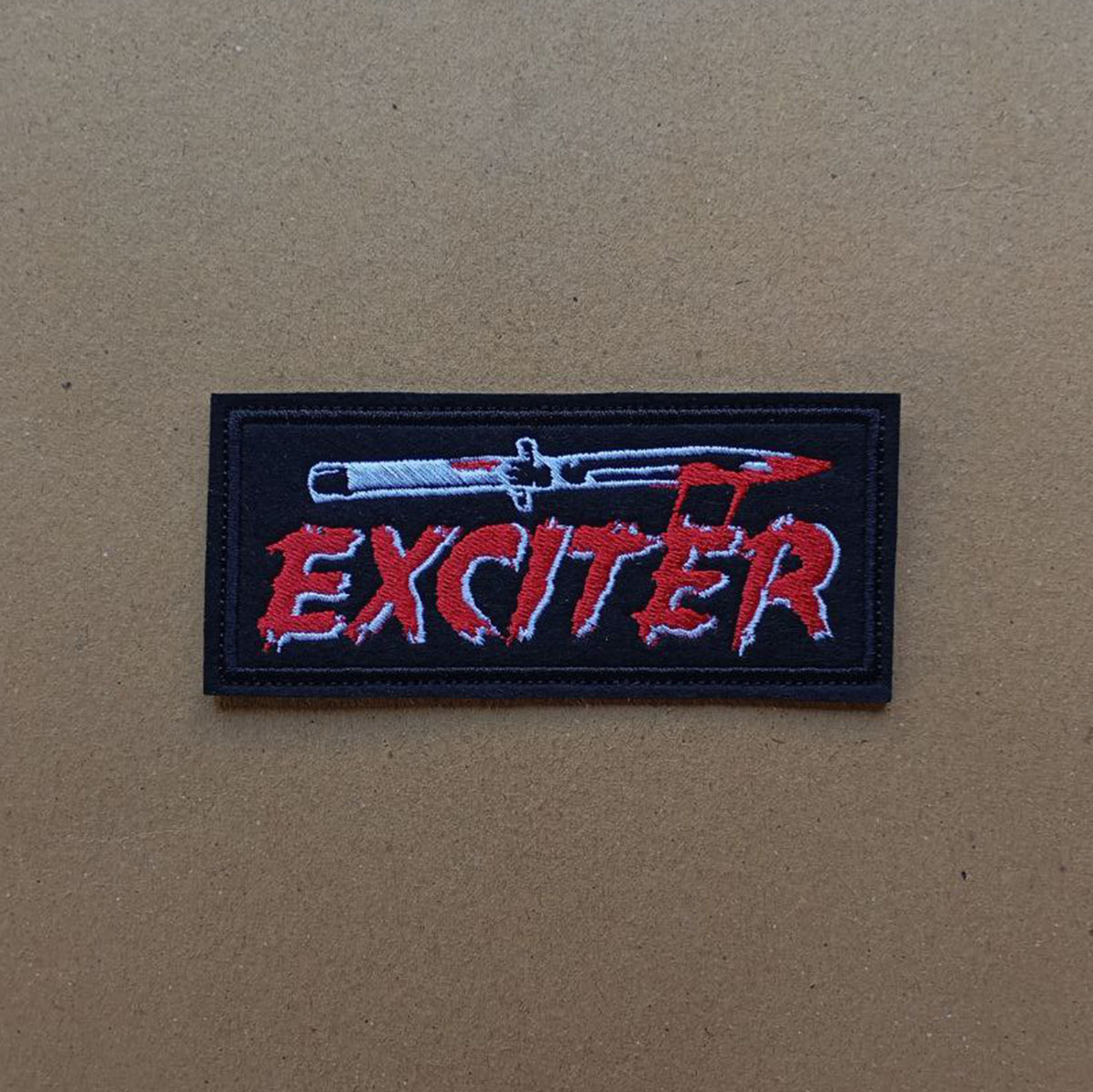 Exciter Speed Heavy Thrash Metal band embroidered patch