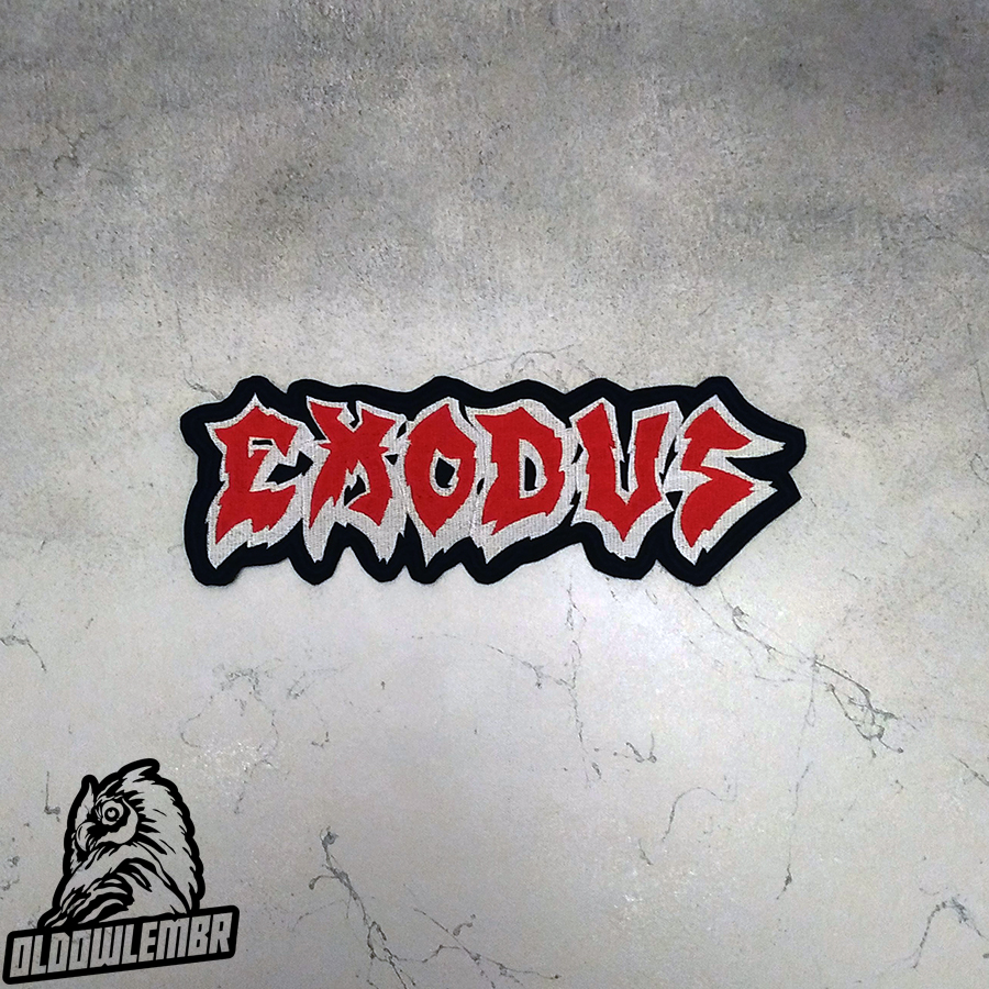 Exodus Trash Metal band embroidered back patch