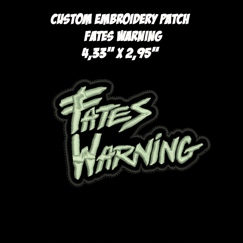 Fates Warning Heavy Power Metal band embroidered patch
