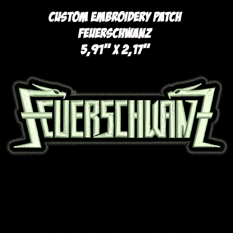 Feuerschwanz Folk Power Metal band embroidered patch