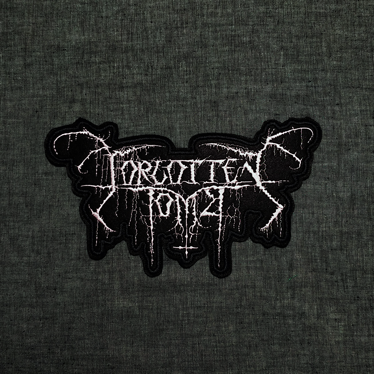 Forgotten Tomb Depressive Black Black Metal band embroidered back patch