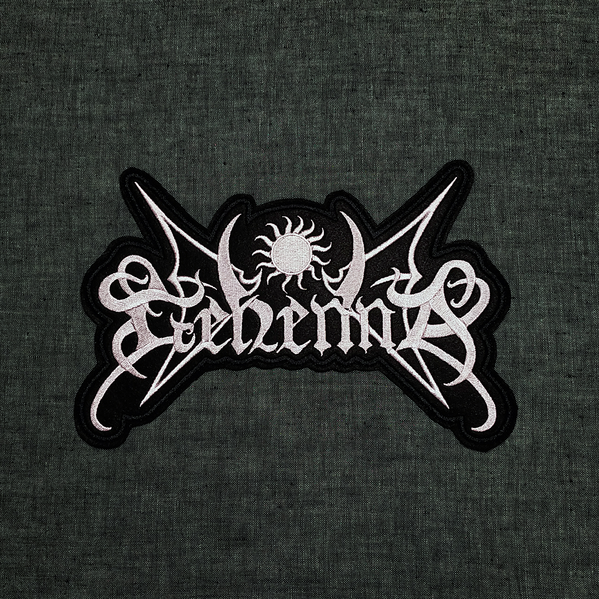 Gehenna Symphonic Black Death Metal band embroidered back patch
