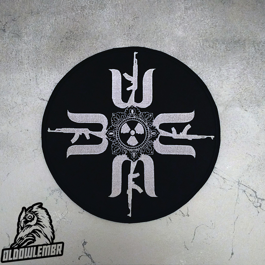 Genocide Shrines Black Death Metal band embroidered back patch