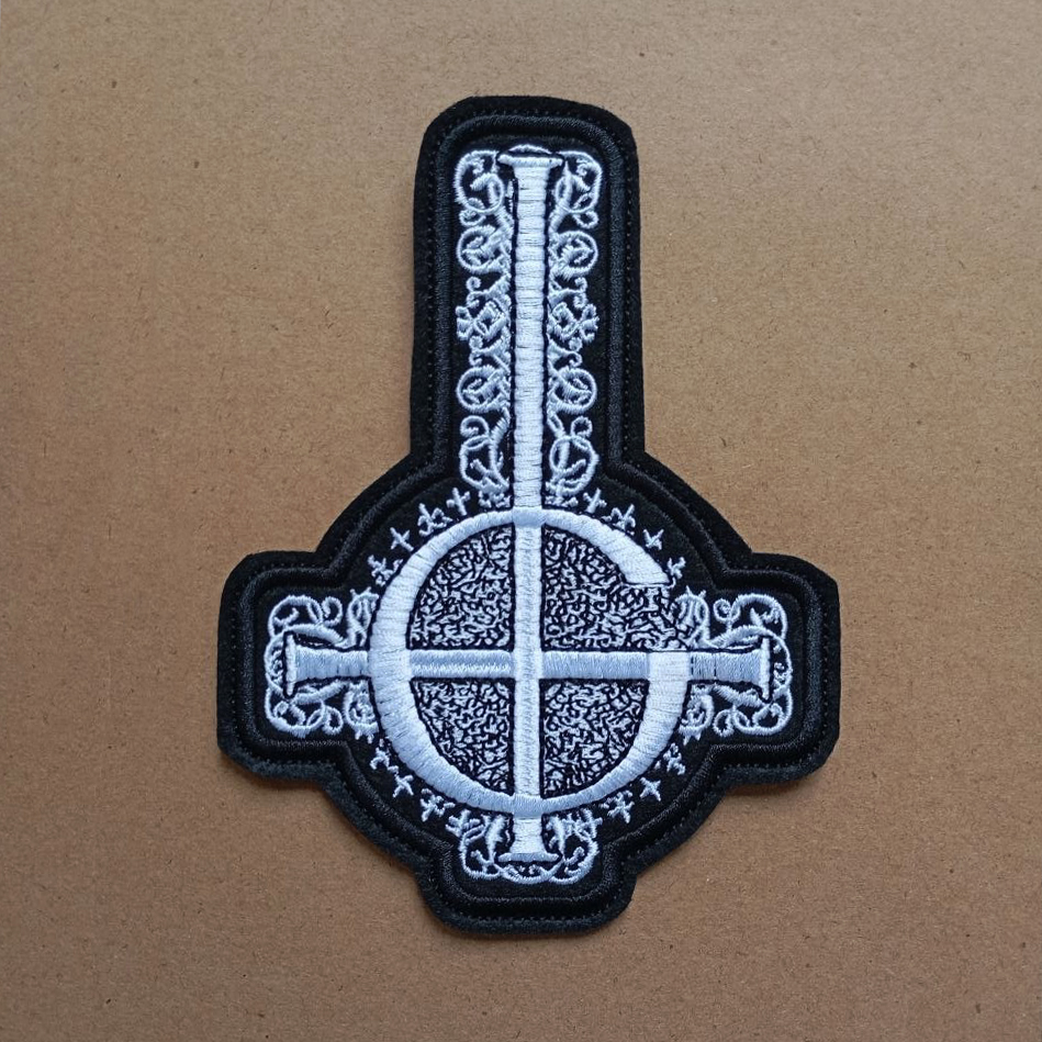 Ghost \Cross\ Papa Emeritus Heavy Metal Hard Rock band embroidered patch