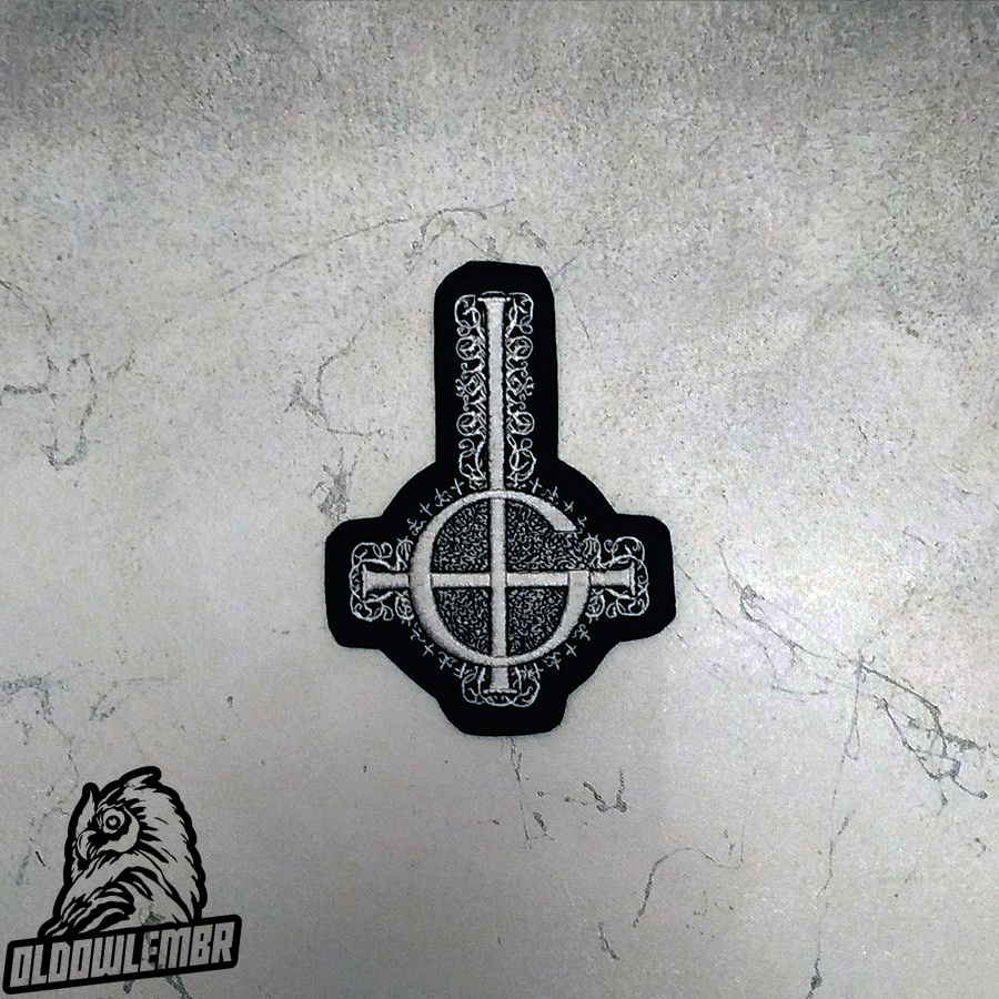 Ghost \Cross\ Papa Emeritus Hard Rock Heavy Metal band embroidered patch