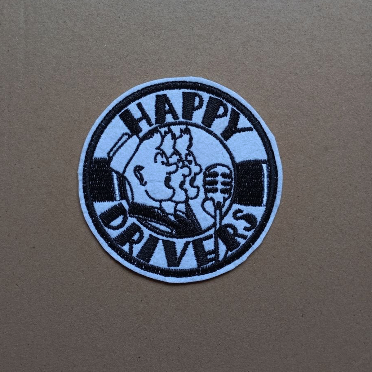 Happy Drivers \logo\ Psychobilly band embroidered patch