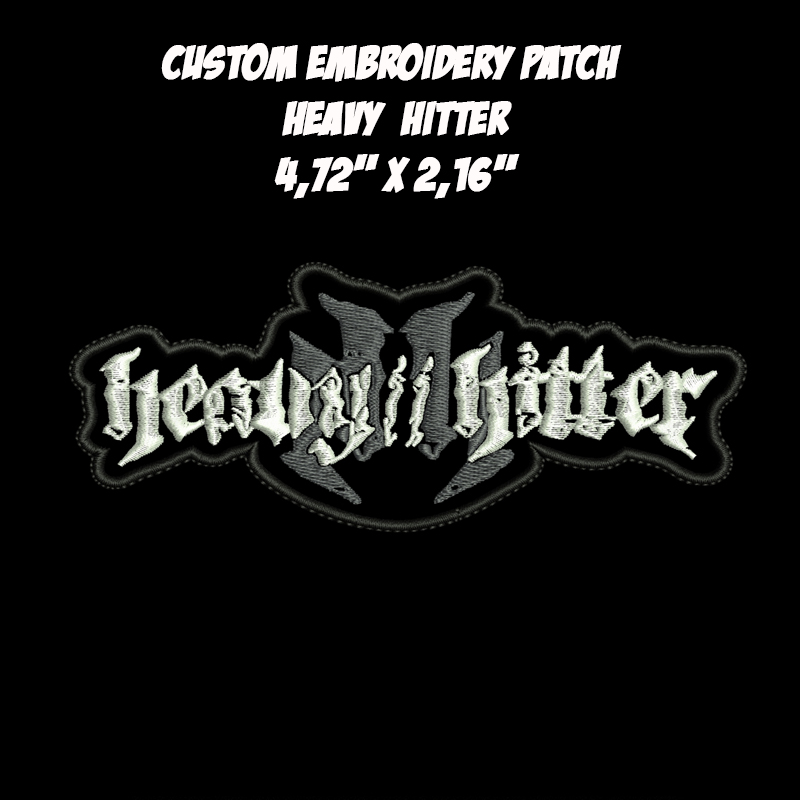 Heavy Hitter Beatdown Hardcore band embroidered patch
