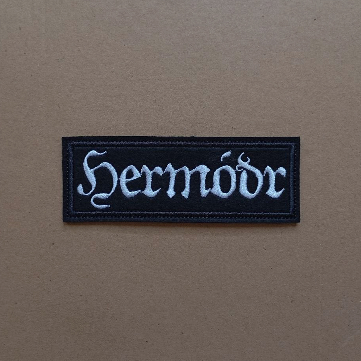 Hermodr Black Metal band embroidered patch