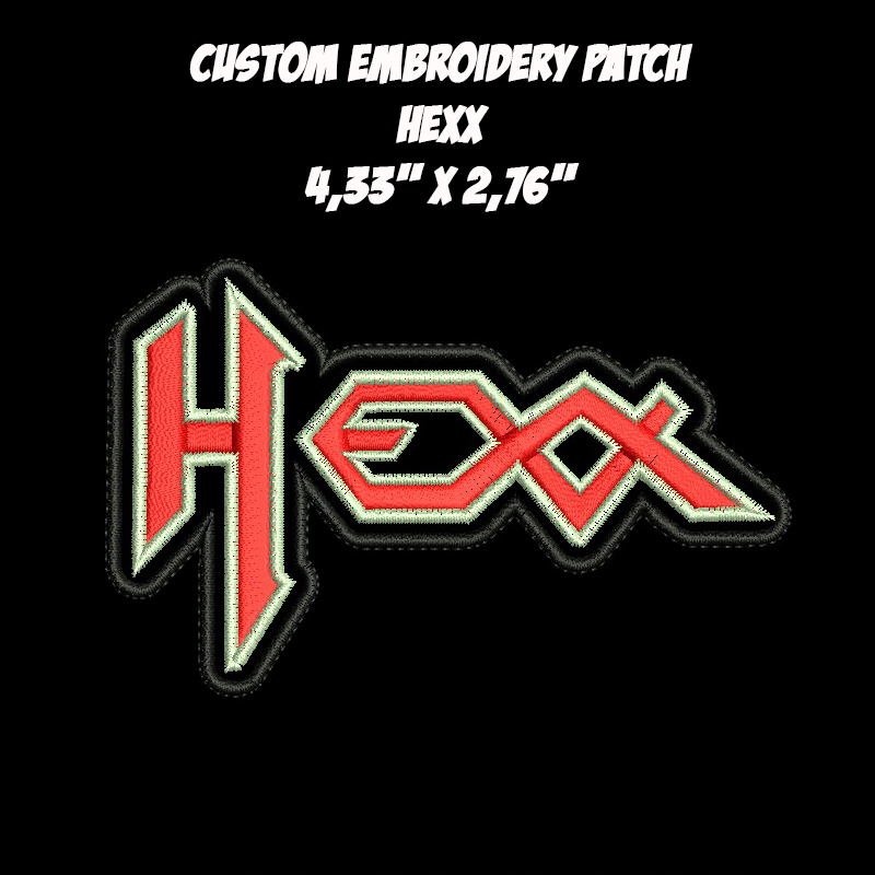 Hexx Speed Thrash Death Metal band embroidered patch