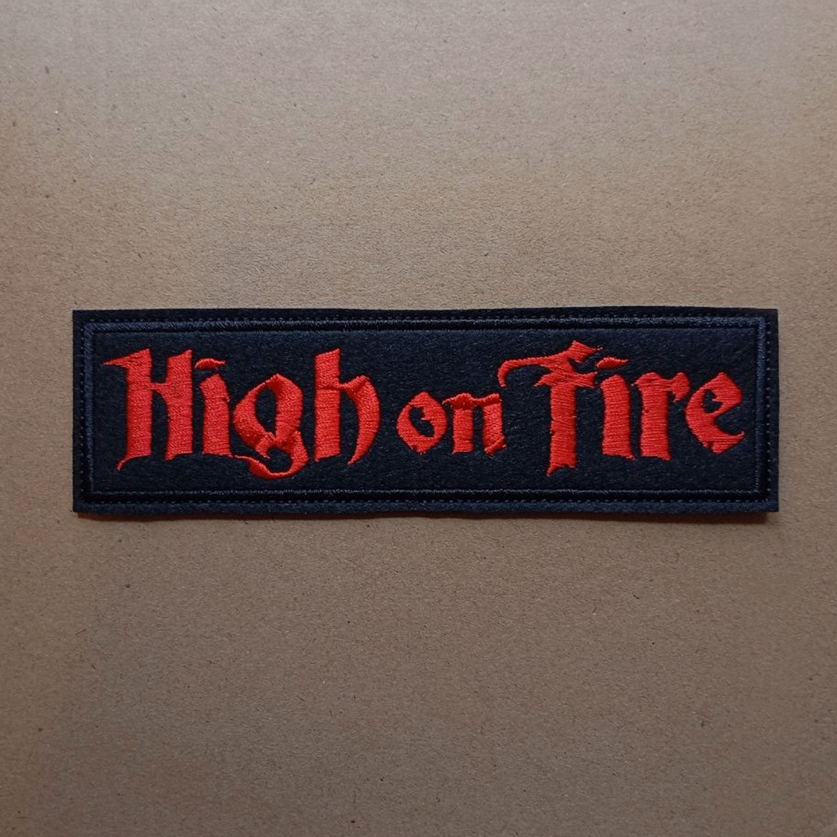 High on Fire Stoner Sludge Doom Metal band embroidered patch