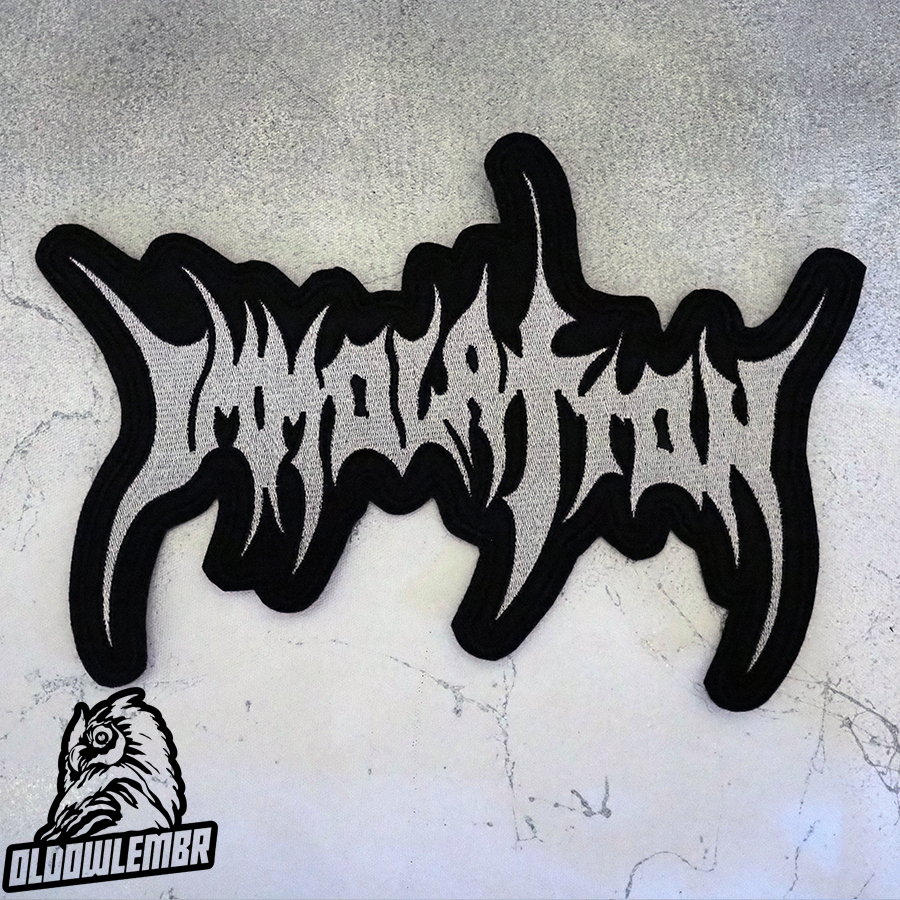 Immolation Death Metal band embroidered back patch