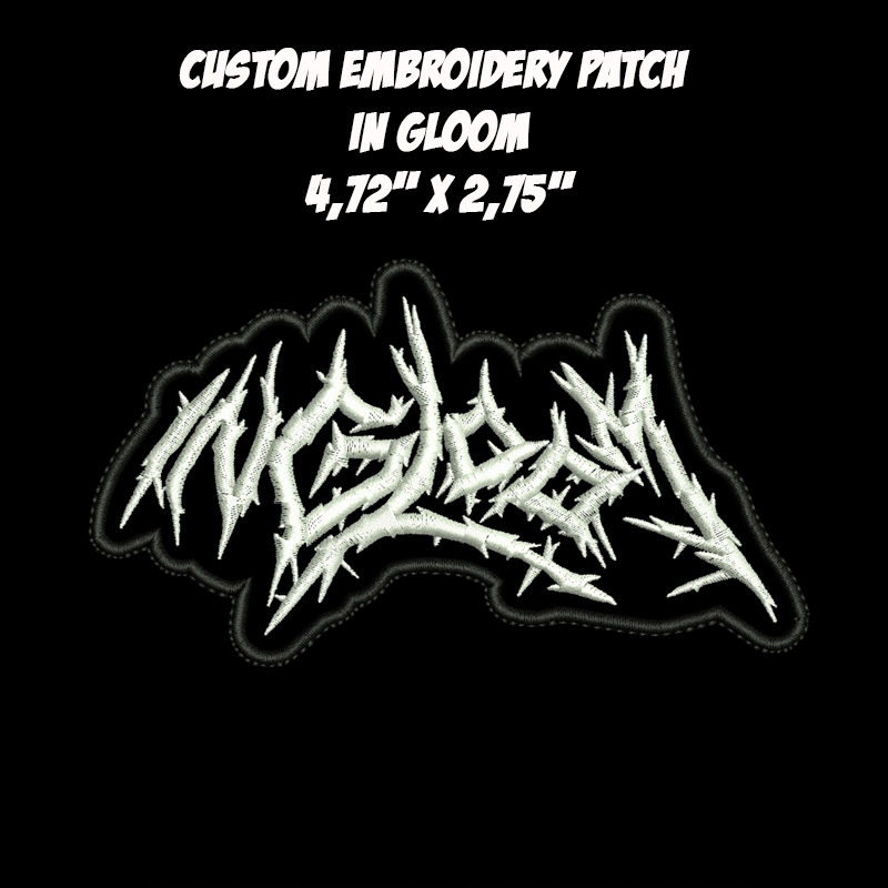 In Gloom Slamming Deathcore Heavy Hardcore band embroidered patch
