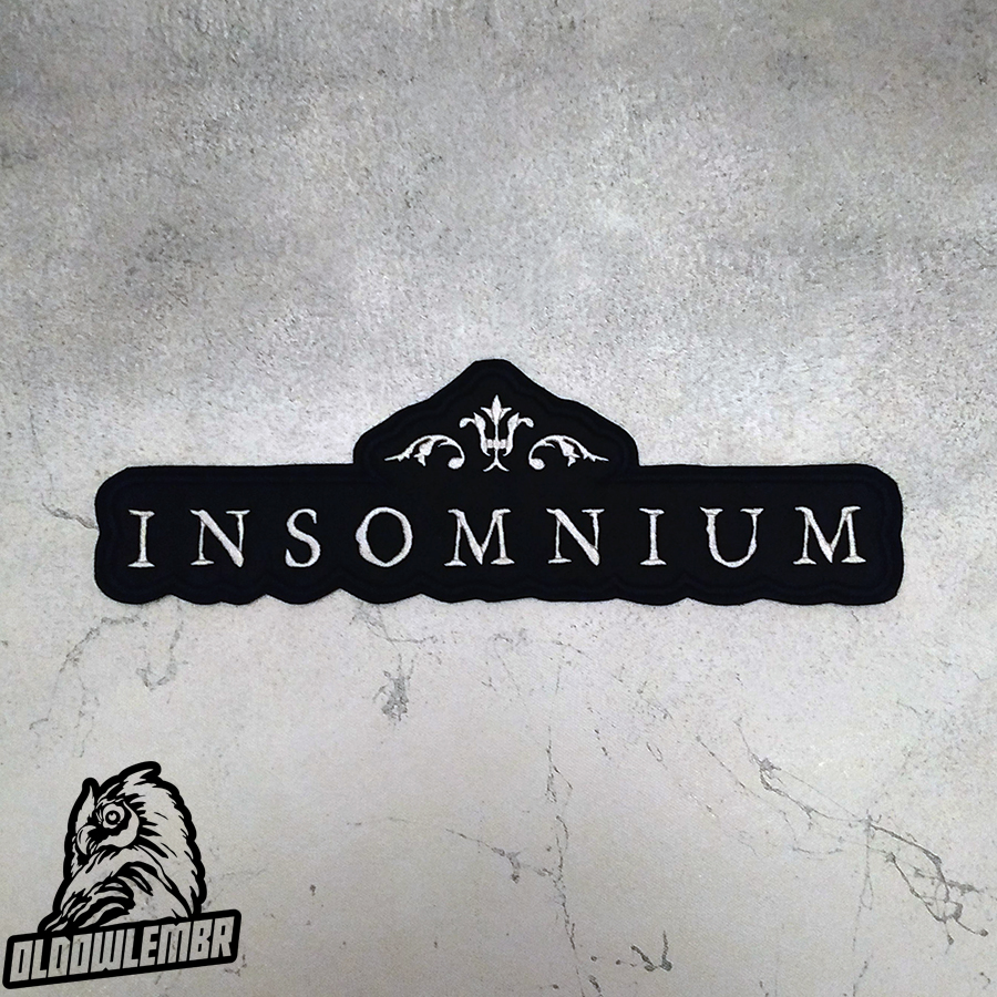 Insomnium Melodic Death band embroidered back patch