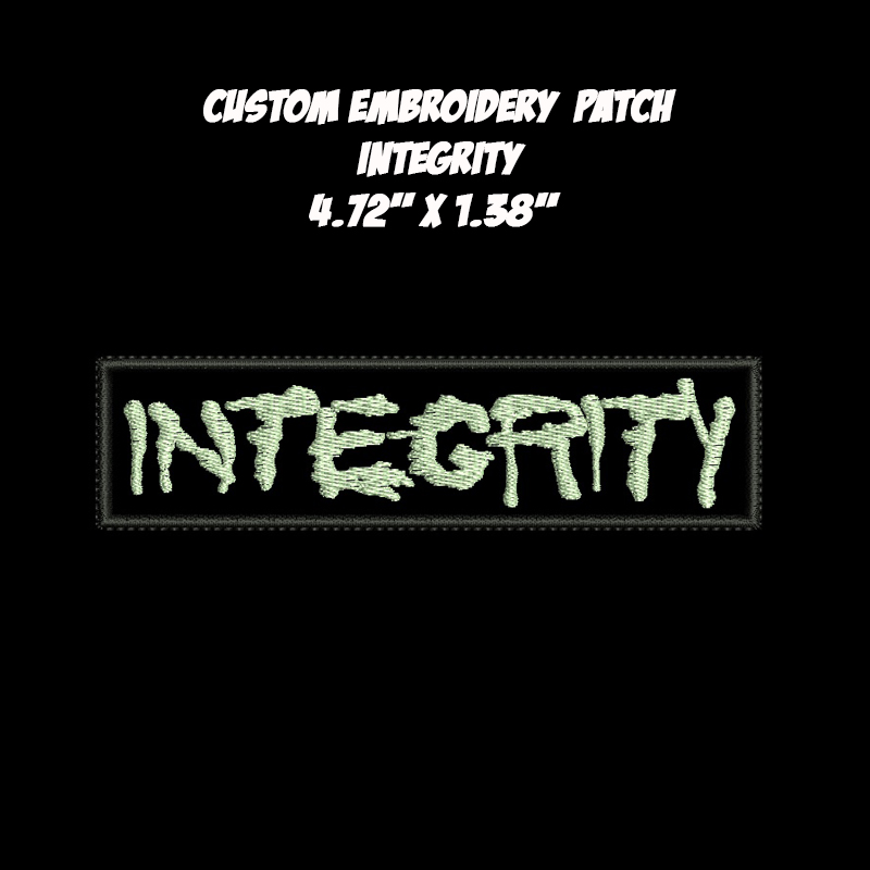 Integrity \txt\ Hardcore Punk Metalcore band embroidered patch