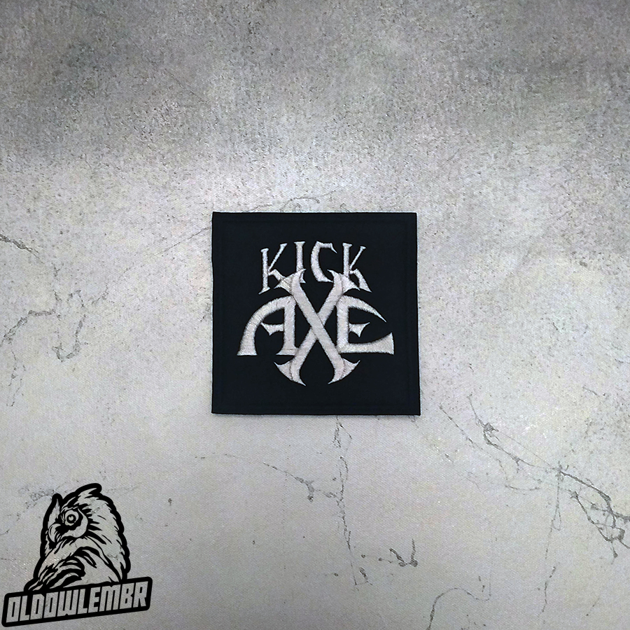 Kick Axe Heavy Metal band embroidered patch
