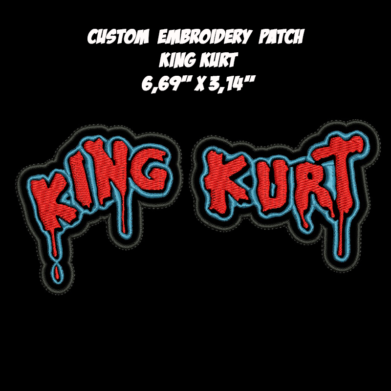 King Kurt Psychobilly Punk Rock band embroidered patch
