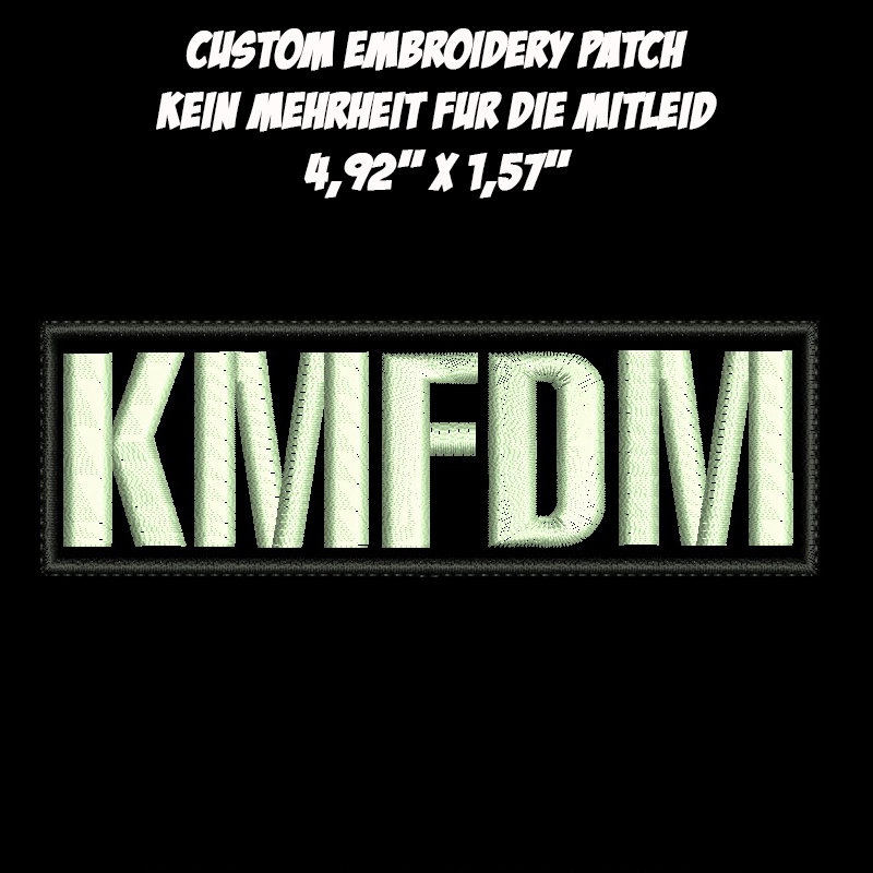Kein Mehrheit Fur Die Mitleid Industrial Metal Electronic Rock band embroidered patch
