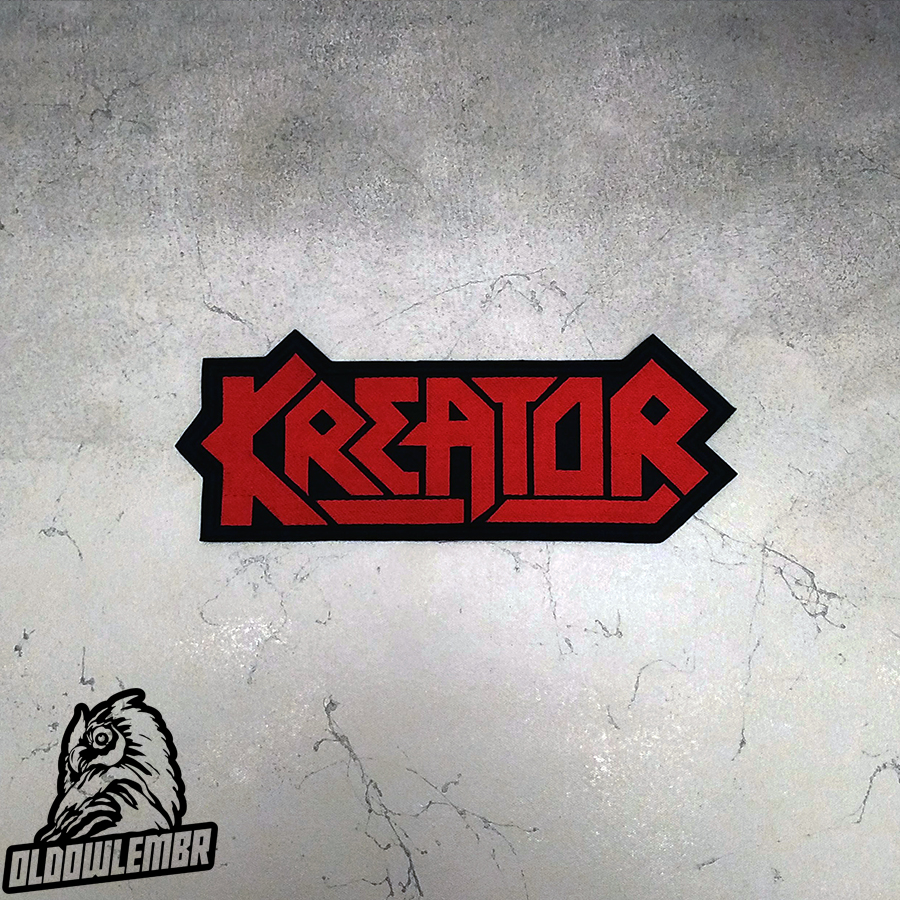Kreator Trash Metal band embroidered back patch