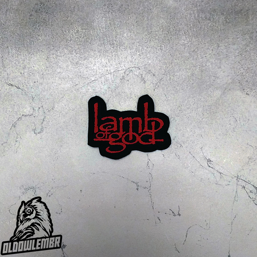 Lamb of God Groove Thrash Metal band embroidered patch